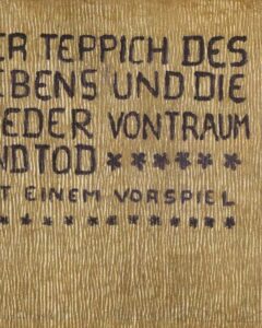 Stefan George. Der Teppich des Lebens und die Lieder von Traum und Tod