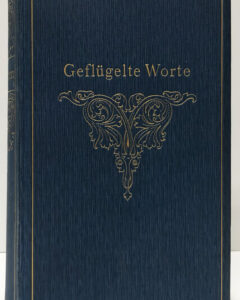 Georg Büchmann. Geflügelte Worte.