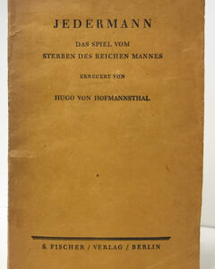 Hugo von Hofmannsthal. Jedermann.