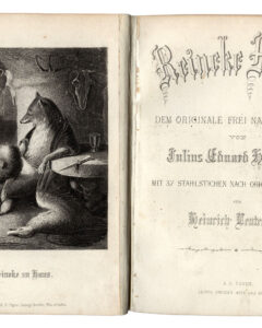 Reineke Fuchs: Julius Eduard Hartmann. Reineke Fuchs