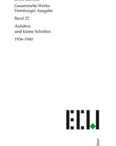 Alternative view of Ernst Cassirer. Gesammelte Werke. Hamburger Ausgabe.