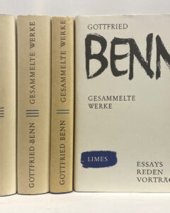 Gottfried Benn. Gesammelte Werke in vier Bänden.