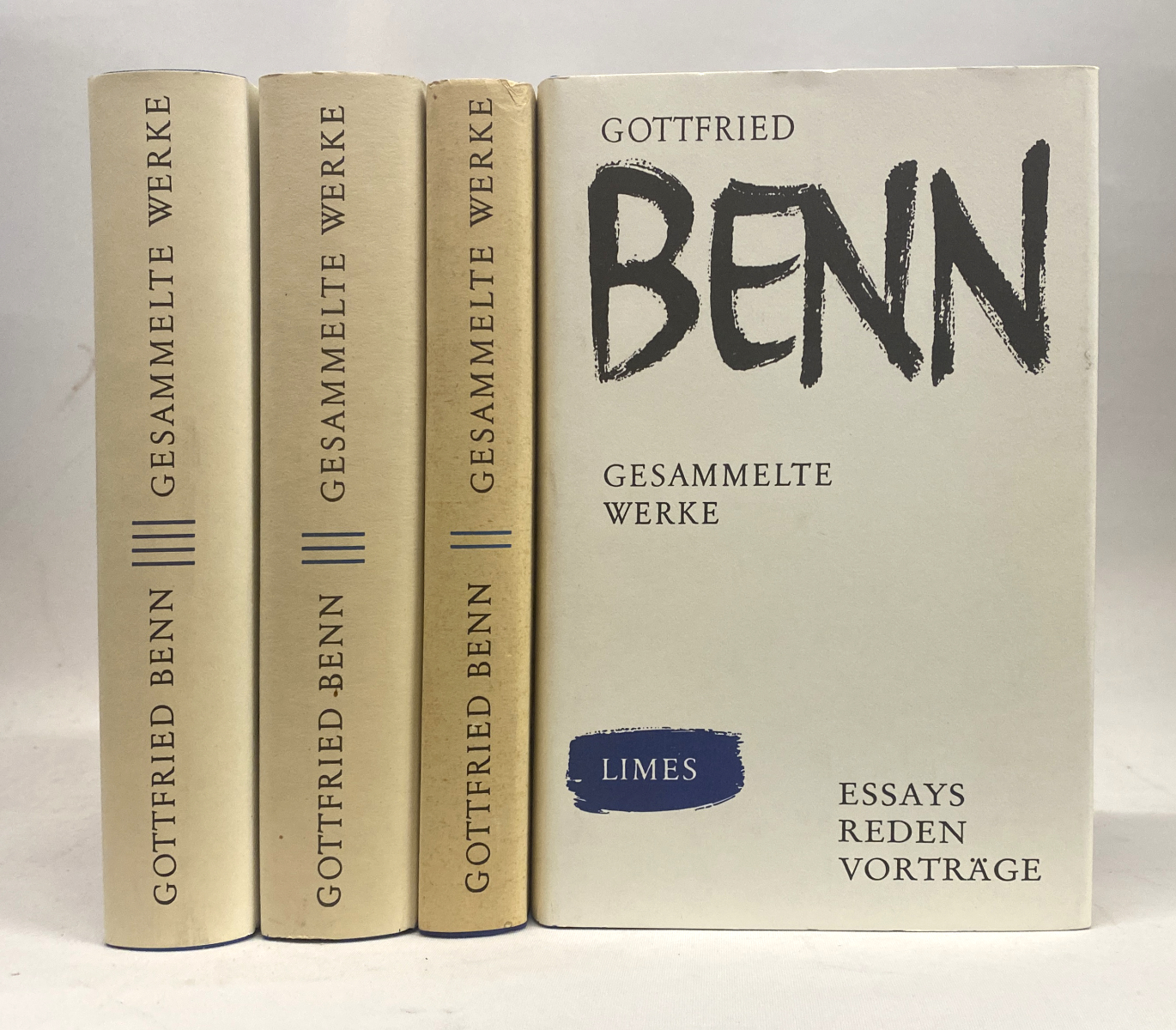 Gottfried Benn. Gesammelte Werke in vier Bänden.