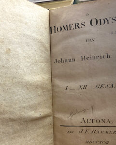 Homers Odyssee von Johann Heinrich Voß.