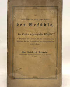 Friedrich Francke. Das selbstständige und reine Leben des Gefühls,