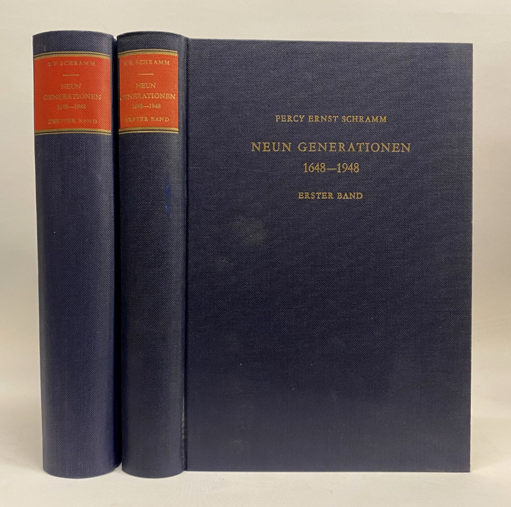 Percy Ernst Schramm. Neun Generationen.