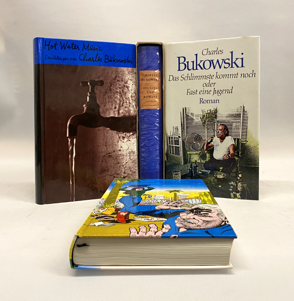 Charles Bukowski. Der Mann mit der Ledertasche und weitere Werke des Autors. – Bild 2