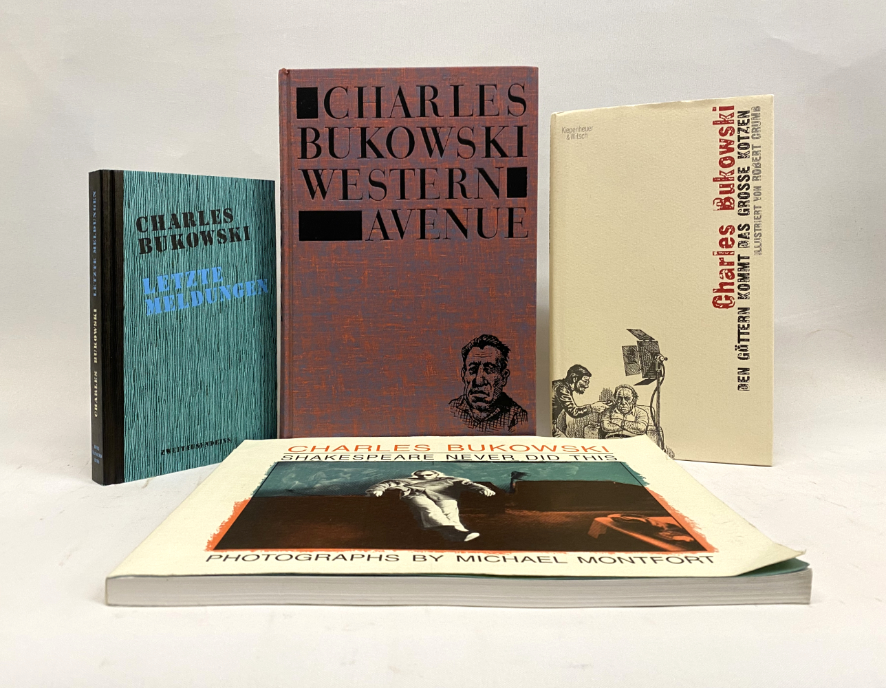 Charles Bukowski. Der Mann mit der Ledertasche und weitere Werke des Autors. – Bild 3