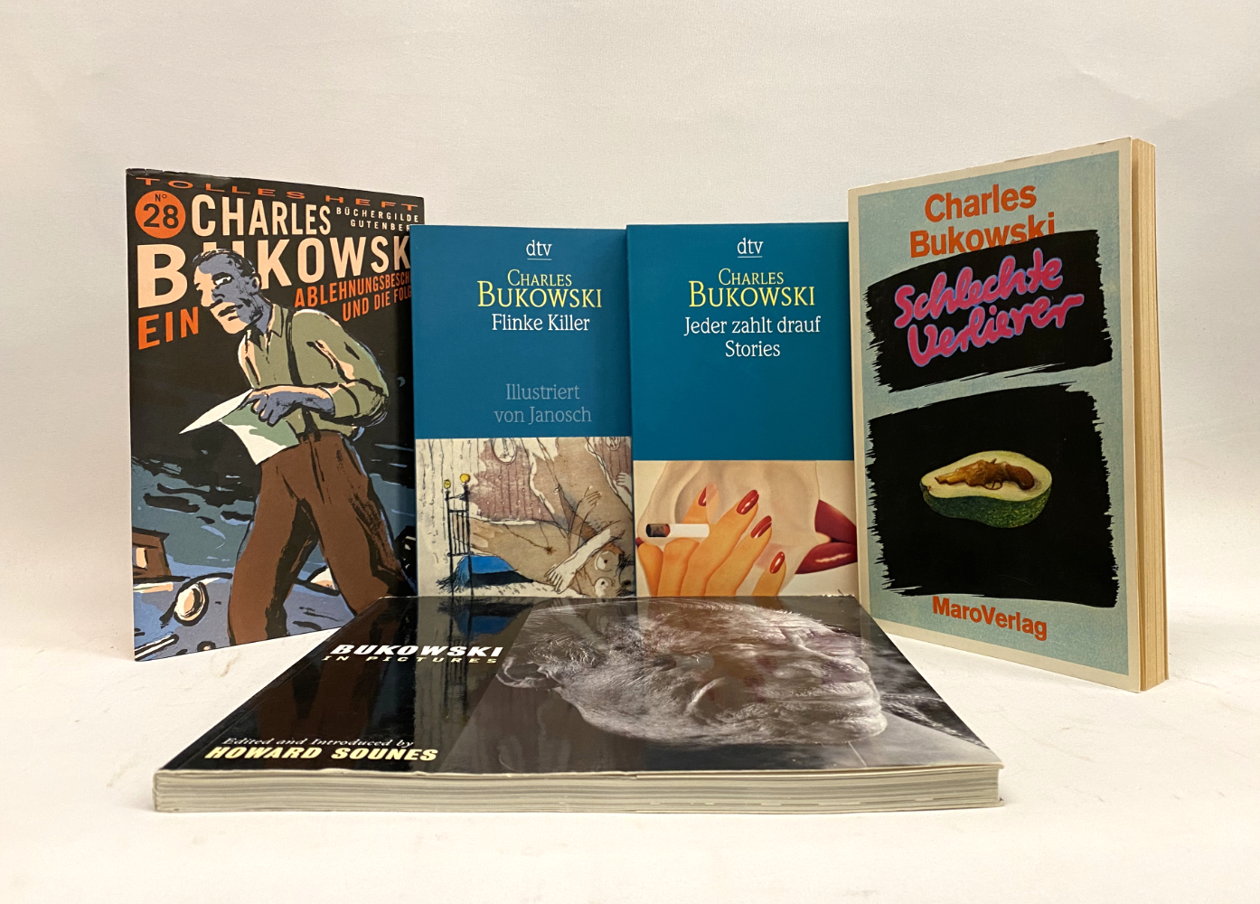 Charles Bukowski. Der Mann mit der Ledertasche und weitere Werke des Autors. – Bild 4