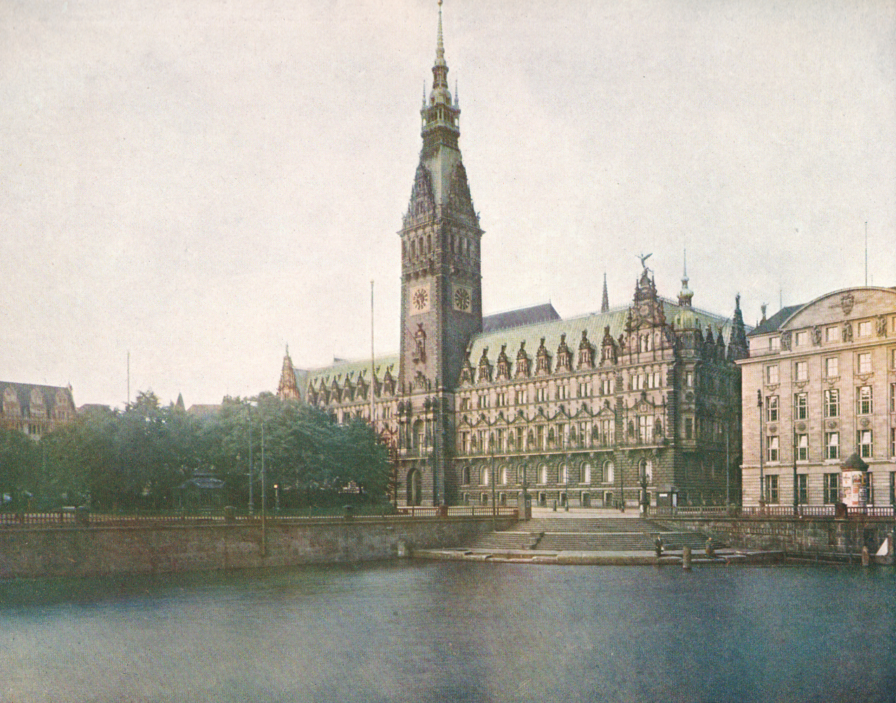 Otto Lauffer (Hrsg.). Die Hansestädte in Farbenphotographie: Hamburg.